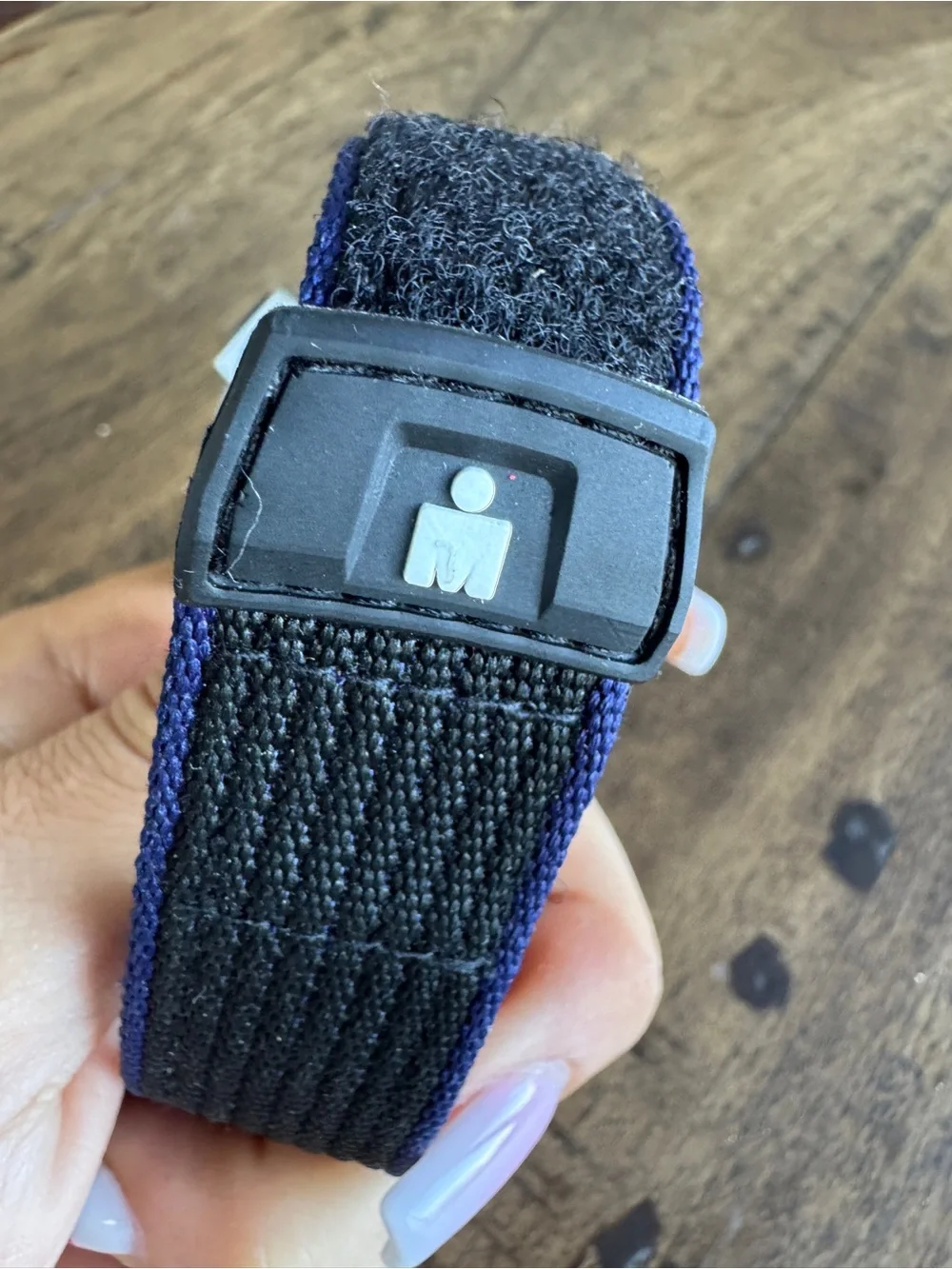Timex T5K198 Men's Ironman Triathlon Black/Blue Nylon Strap Watch